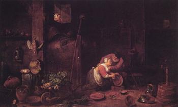 費迪南德 喬治 沃德穆勒 Der Alte Und Die Kuchenmagd 費迪南德 喬治 沃德穆勒 Der Alte Und Die Kuchenmagd